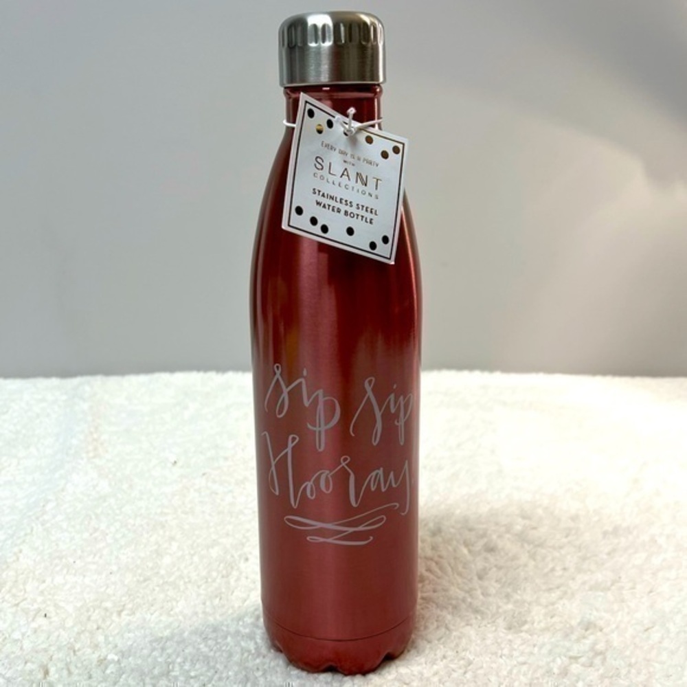 Slant “Sip Sip Hooray” 25 Oz. Stainless Water Bottle